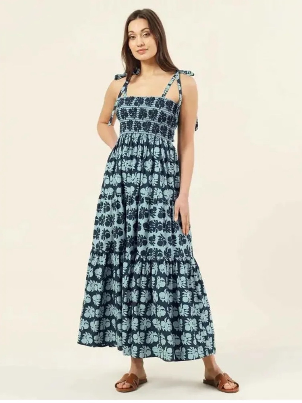 Omika Lana dress in Akola storm